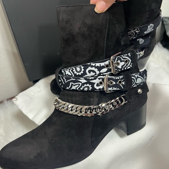 🌸 🔥💫AMIRI Bandana Buckle Boots - Picture 9 of 16
